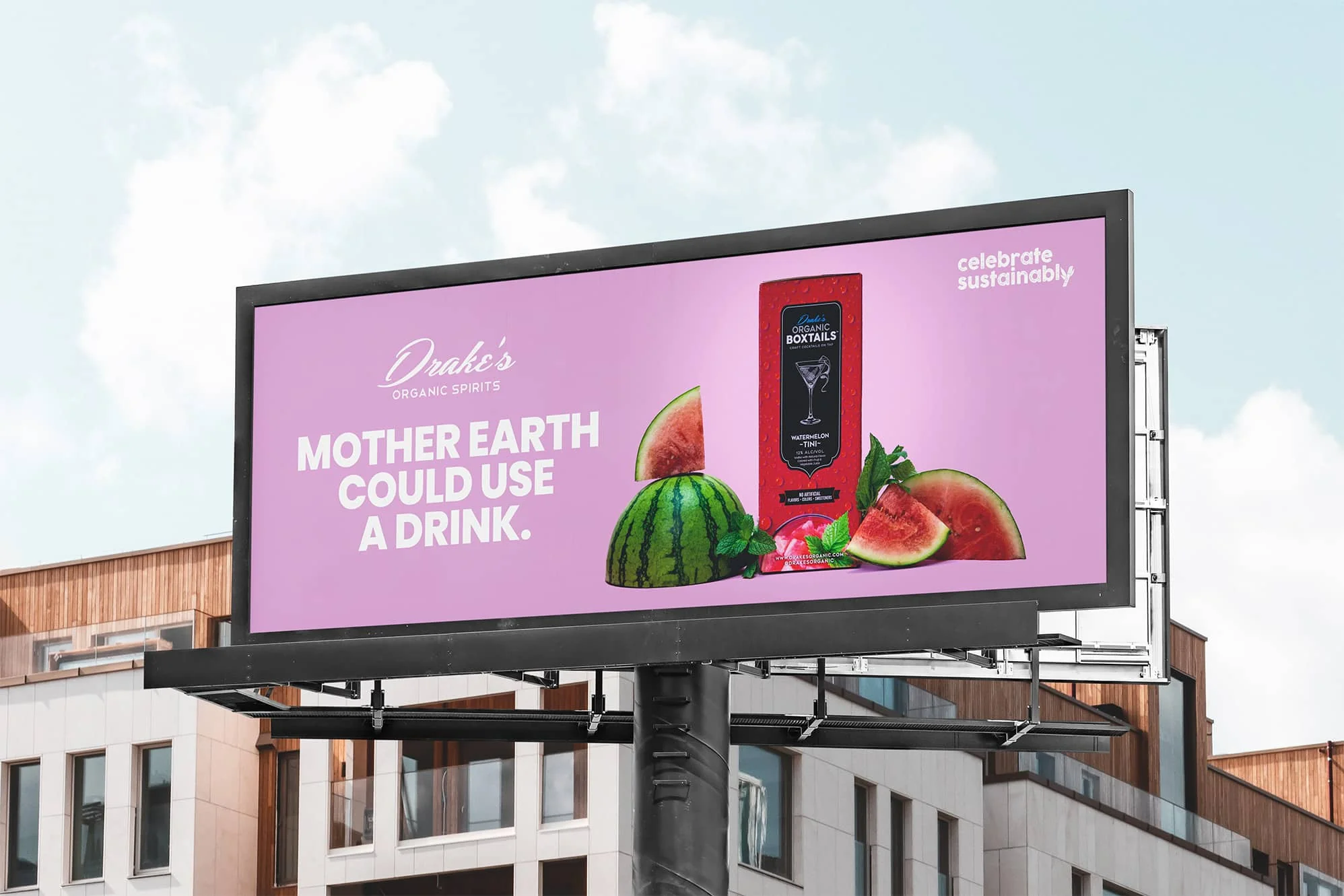 Drake's Watermelon-tini billboard