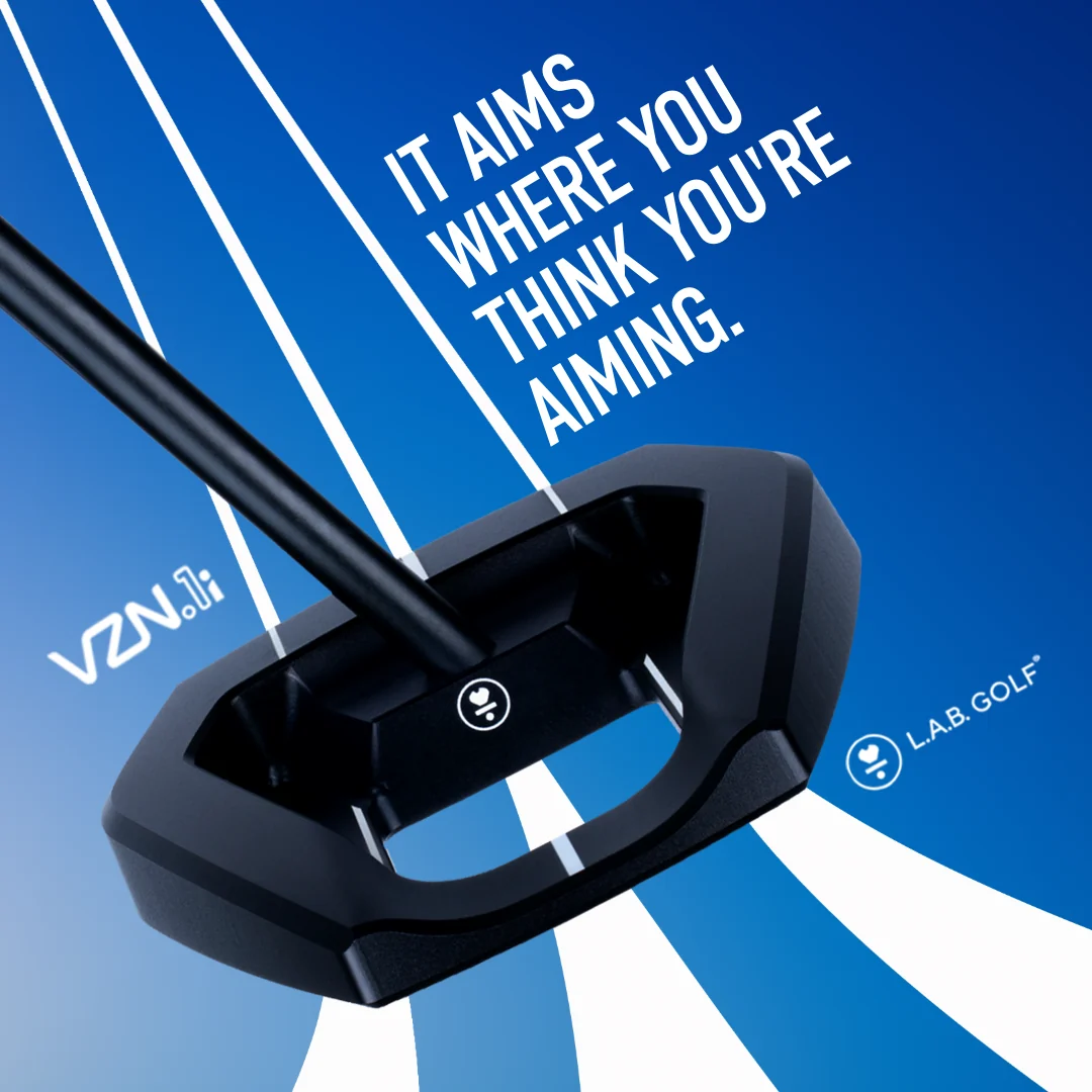 L.A.B. Golf VZN.1i digital ad: It aims where you think you’re aiming.